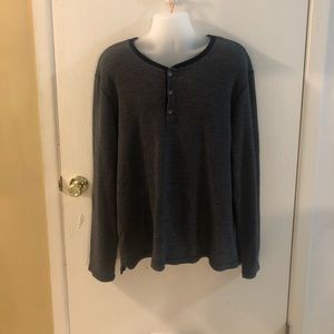 Men’s xl Banana Republic button neck long sleeve T